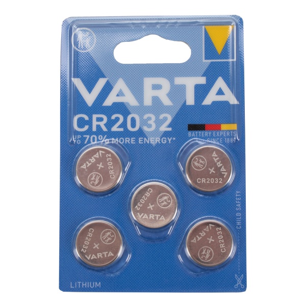 Set 5 Buc Baterie Varta Litiu CR2032 3V 6032101415